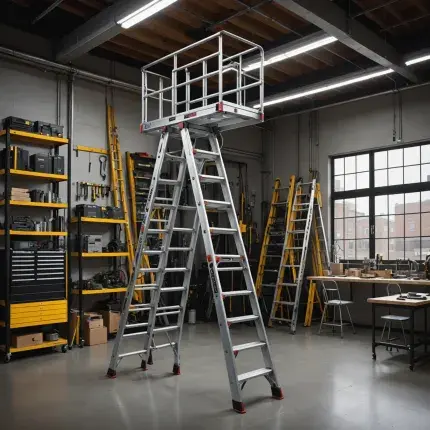 Scara Telescopică pentru Proiecte Studențești: Versatilitatea Scărilor Telescopice în Proiectele Tehnice